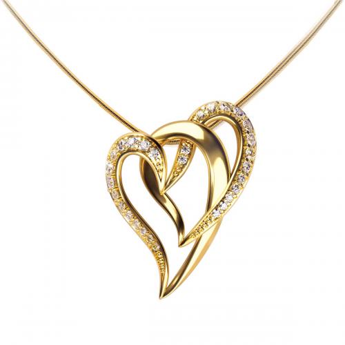 Two Of One Heart Pendant