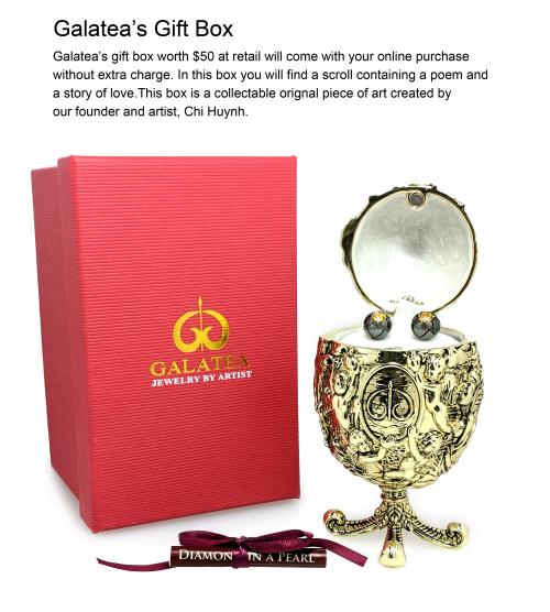 White Daisy Earring